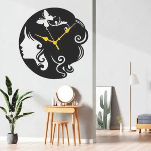 Butterfly Whispers Wall Clock