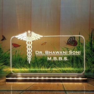 Acrylic Glow Name Plate