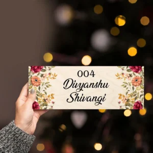 Floral Designer Name Plate