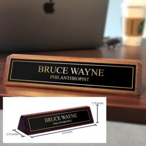 Office Desk Name Plate