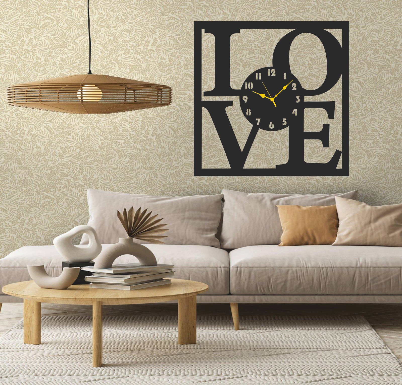 LOVE Letter Wall Clock