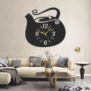 Modern Teapot Wall Clock